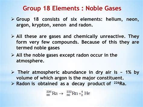 electron affinity of noble gases|Group 18: Properties of Nobel Gases .